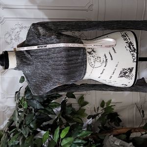 House of CB "Tamara" Silver Lurex Crop Top NWT